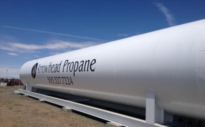 An image of our propane in Durango, CO